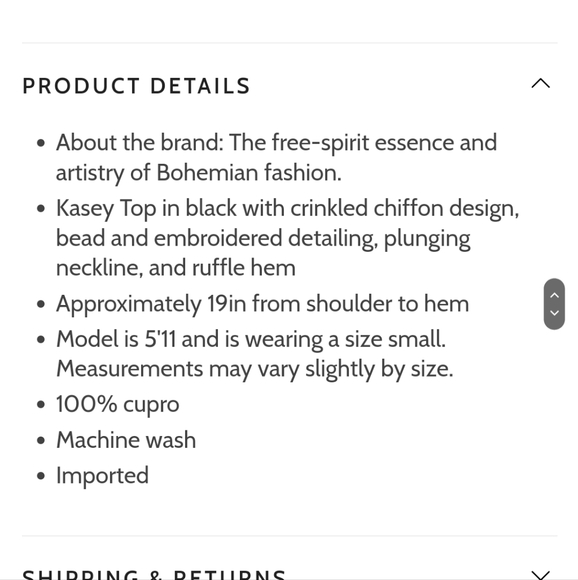 ❗️Sale❗️HP🎉Free People Kasey Top - Picture 7 of 7